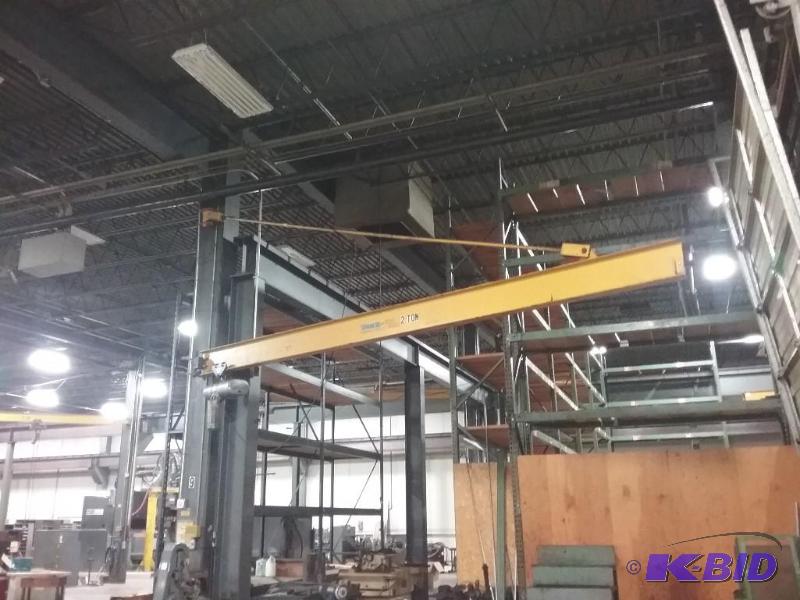 MGF SPANCO CRANE DESCRIPTION 2 TON, WALL BRAC...