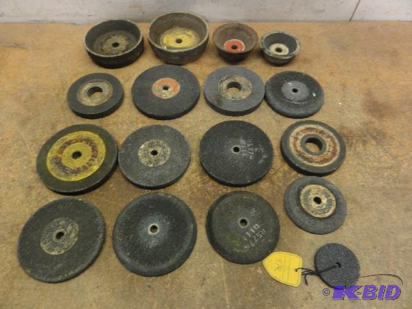 Assorted Used Grinding Wheels, 2&quot up to ...