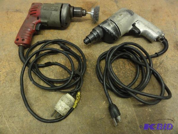Black and Decker Screw Gun and Milwaukee Dril...