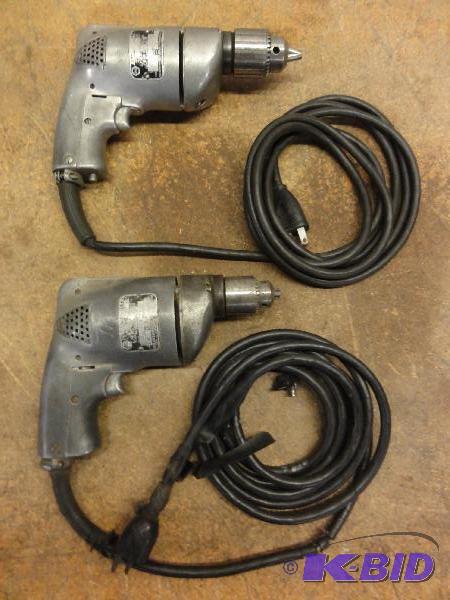 (2) Black and Decker Electric Drills...