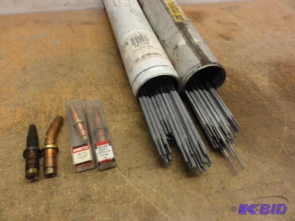 Assorted Welding Rods and Acetylene Cutting T...