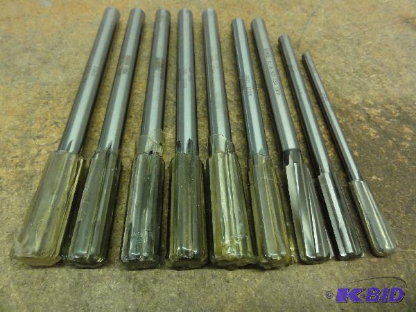 (9) Assorted Reamers, .4040&quot up to 1316...