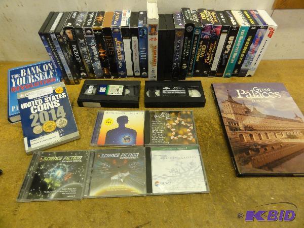 Assorted Videos, DVD, CD and Books. UFO and C...