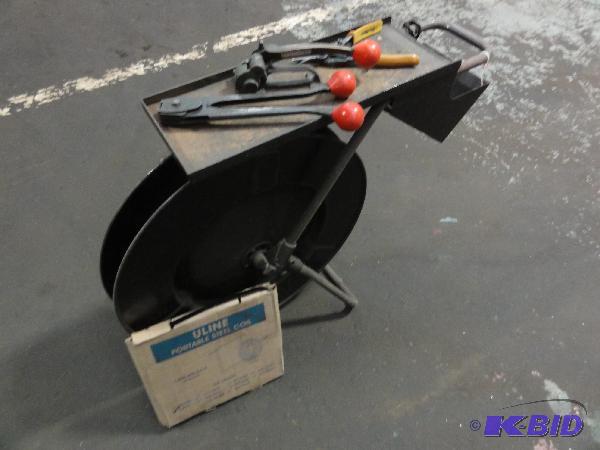 Steel Banding Cart on Wheels with Cutter Seal...