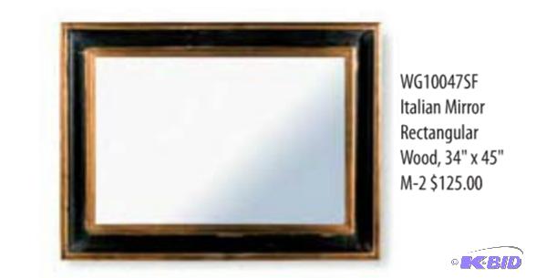 NEW Woods and Willow Italian Mirror Rectangul...