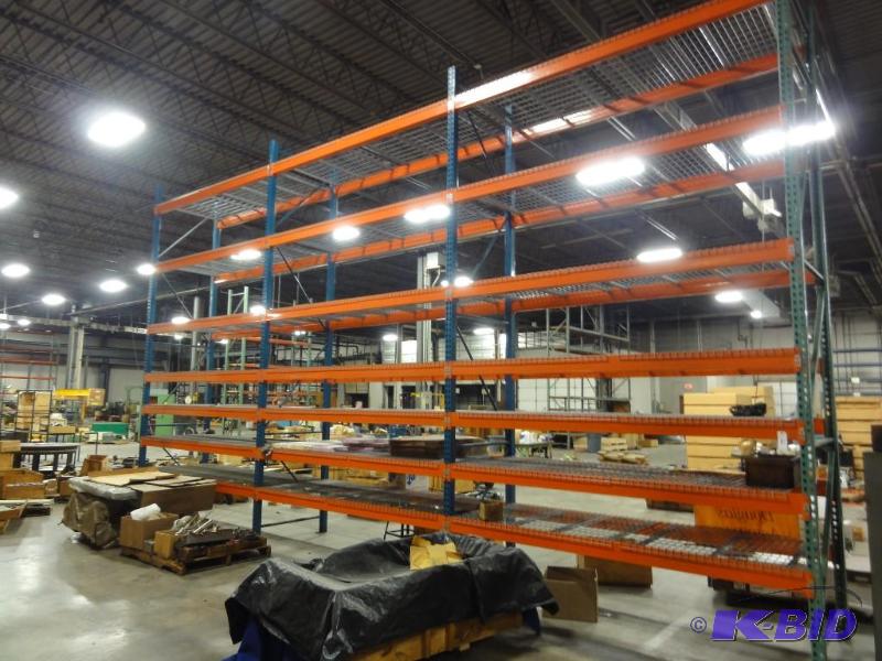 (3) Sections of pallet racking to include ...