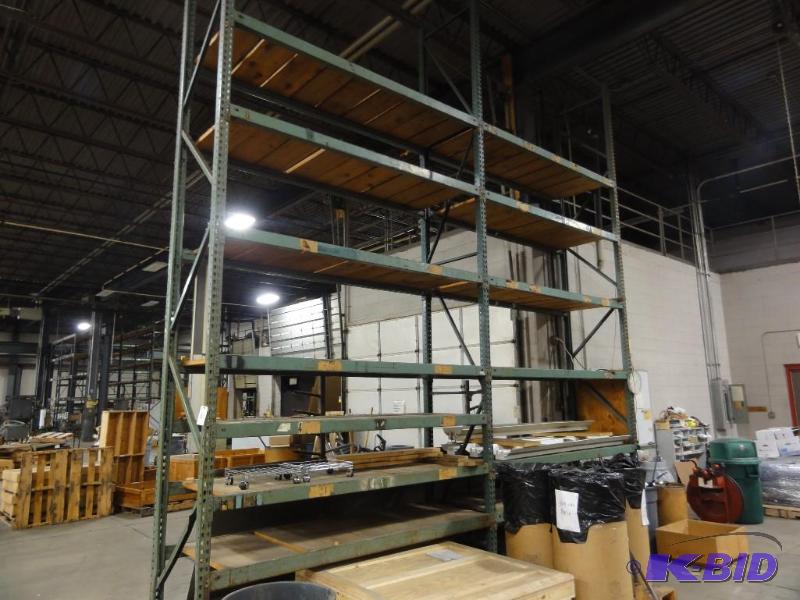 (2) Sections of pallet racking to include ...