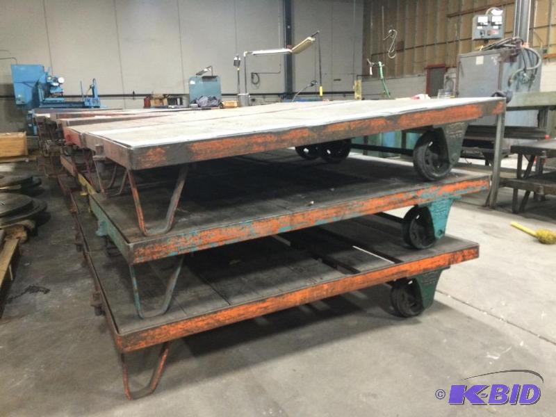 (3) Nutting Warehouse Carts. Model on Heavy D...