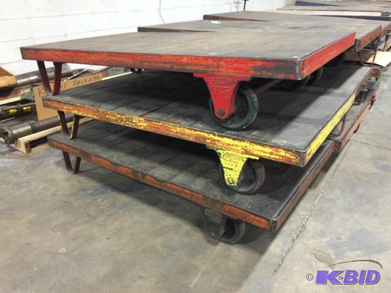 (3) Nutting Warehouse Carts. Model on Heavy D...