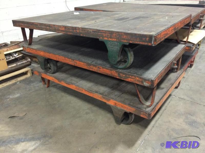 (3) Nutting Warehouse Carts. Model on Heavy D...