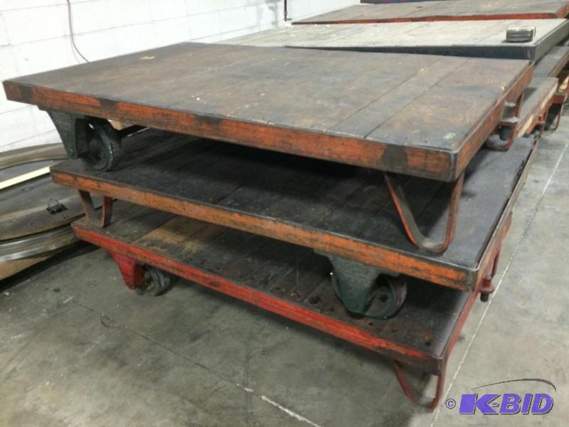 (3) Nutting Warehouse Carts. Model on Heavy D...