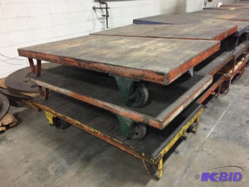 (3) Nutting Warehouse Carts. Model on Heavy D...