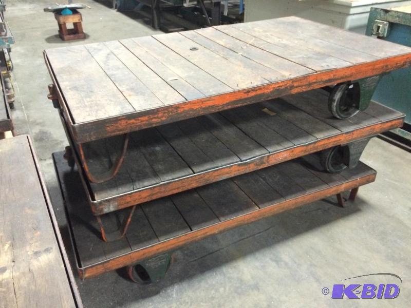 (3) Nutting Warehouse Carts. Model on Heavy D...