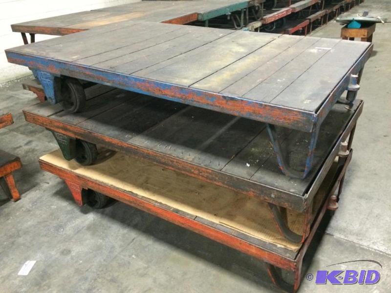 (3) Nutting Warehouse Carts. Model on Heavy D...
