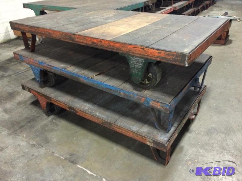 (3) Nutting Warehouse Carts. Model on Heavy D...