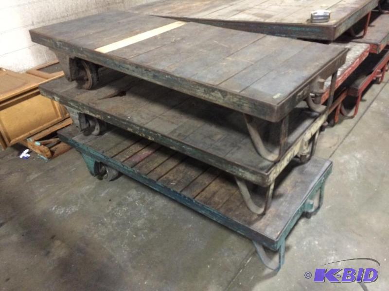 (3) Nutting Warehouse Carts. Model on Heavy D...