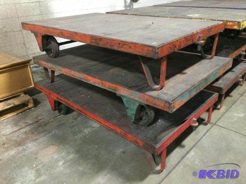 (3) Nutting Warehouse Carts. Model on Heavy D...