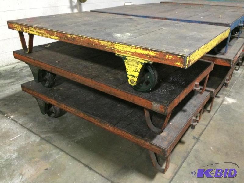 (3) Nutting Warehouse Carts. Model on Heavy D...