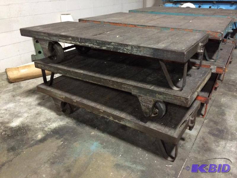 (3) Nutting Warehouse Carts. Model on Heavy D...