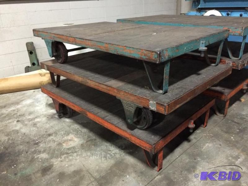 (3) Nutting Warehouse Carts. Model on Heavy D...