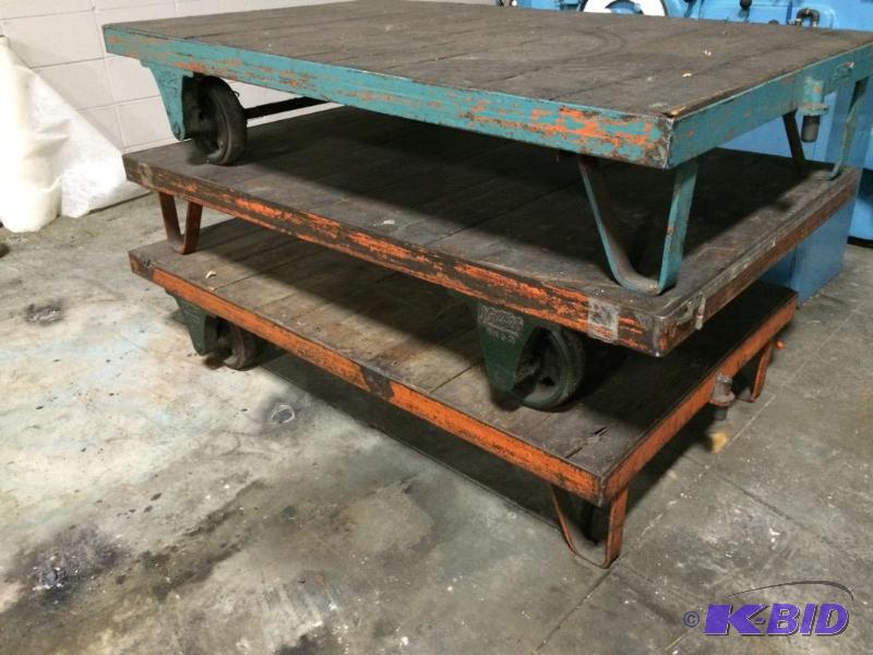 (3) Nutting Warehouse Carts. Model on Heavy D...