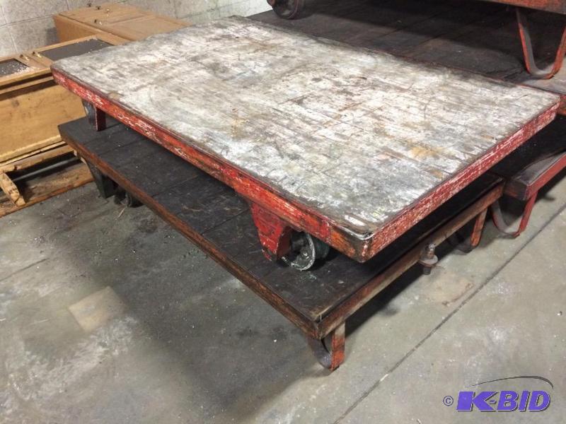 (2) Nutting Warehouse Carts. Model on Heavy D...