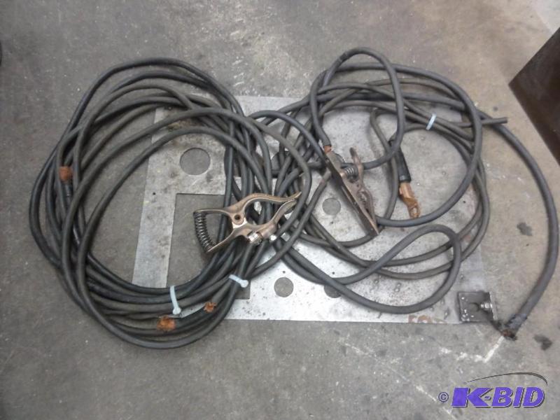 lot 1211 image: (2) Assorted Tweco Welding Grounding Clamps a...
