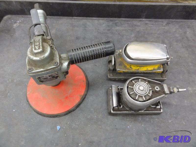 lot 1223 image: (3) Assorted Pneumatic Sanders to include (1...