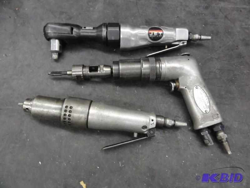 lot 1226 image: (3) Assorted Pneumatic Tools to include (1) ...