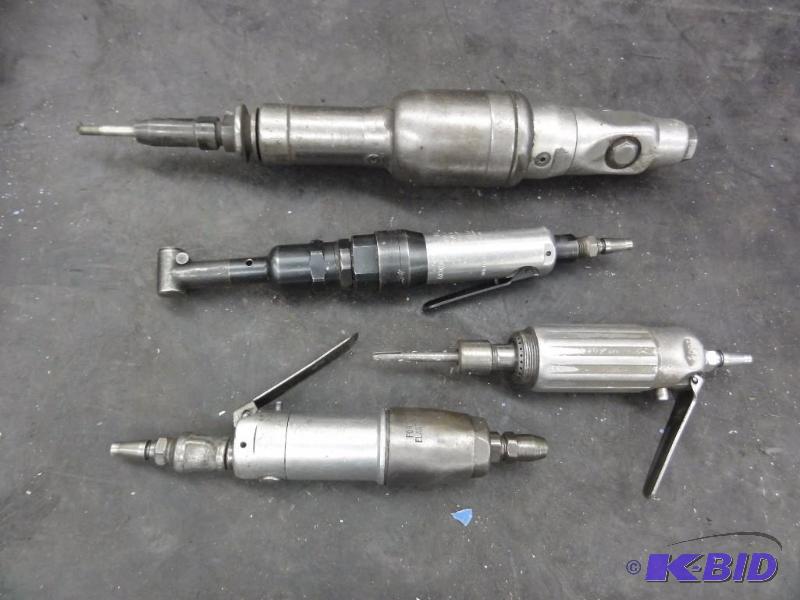 lot 1227 image: (4) Assorted Pneumatic Tools to include (1) ...