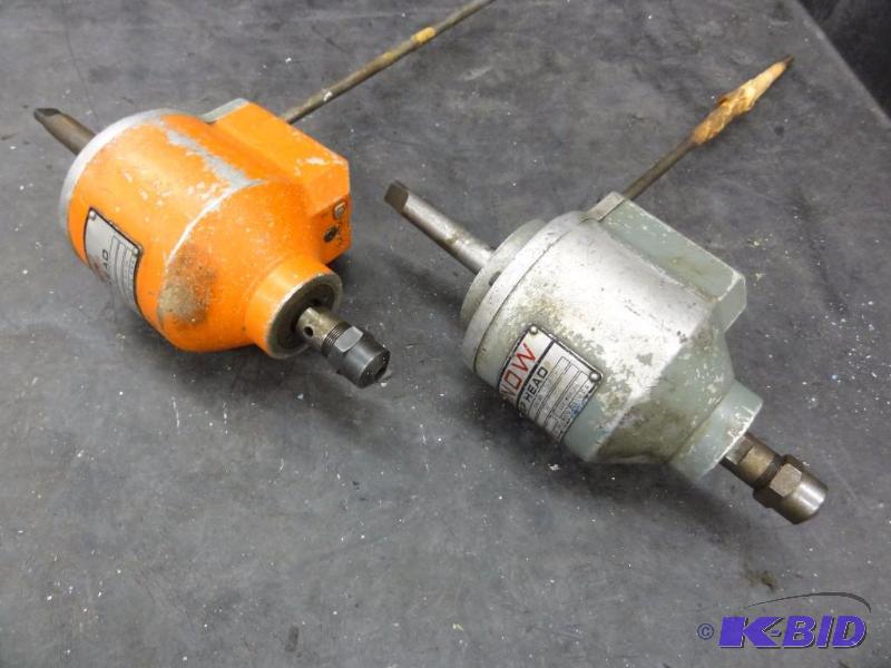 lot 1229 image: (2) SNOW Tapping Heads, collet type, mt#2 tap...