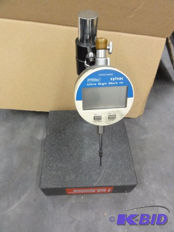 lot 1242 image: SPI Granite Inspection Base 6" x 6"...