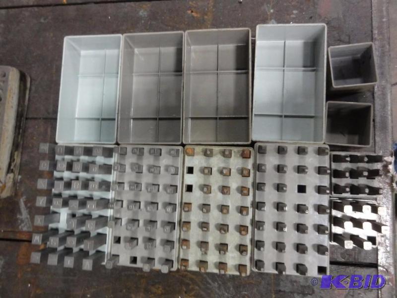 lot 1248 image: Assorted Metal Stamping Tools up to 14"...