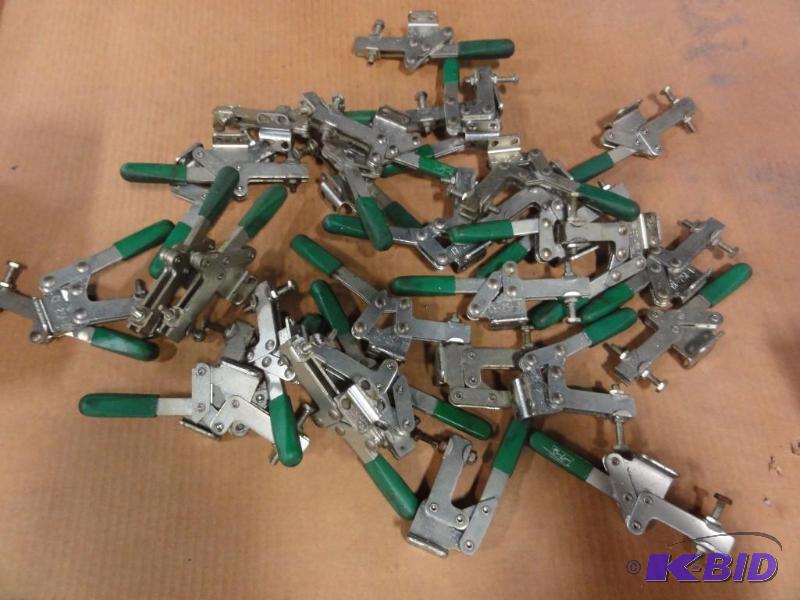 lot 1256 image: (32) Assorted Welding Hold Down Clamps...