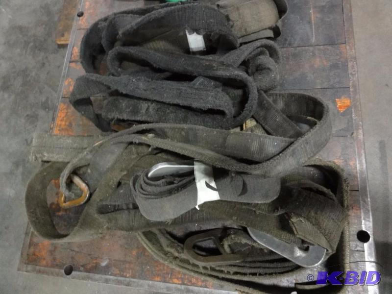 lot 1258 image: (8) Assorted Lifting Straps...
