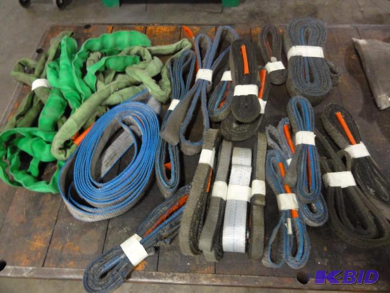 lot 1259 image: (20) Assorted Lifting Straps...