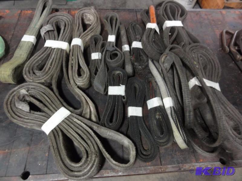lot 1260 image: (16) Assorted Lifting Straps...