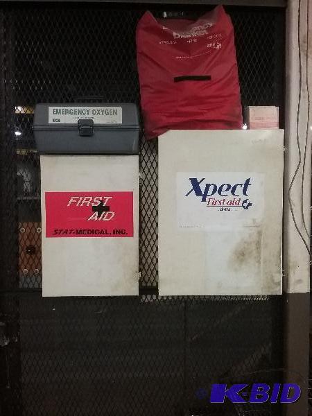 lot 13 image: First aid supplies. Emergency oxygen. Emergen...