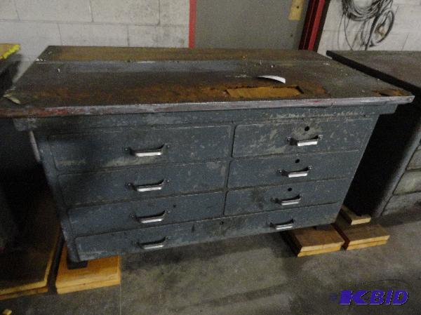 lot 171 image: Heavy Duty Steel 7-drawer cabinet Approximate...