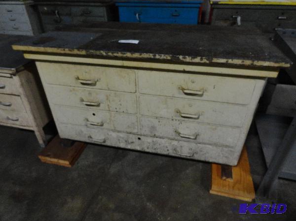 lot 183 image: Heavy Duty Steel 7-Drawer Cabinet with 32&quo...