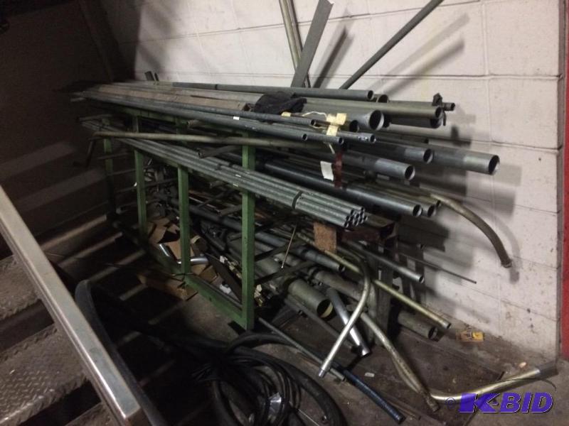 lot 20 image: Freestanding pipe in conduit rack including a...