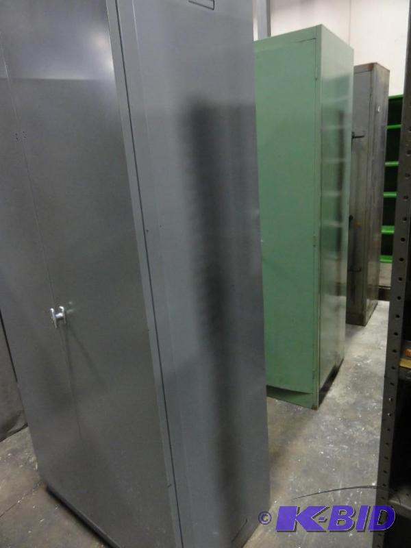lot 201 image: (3) Assorted 2-door cabinets to include (1) ...
