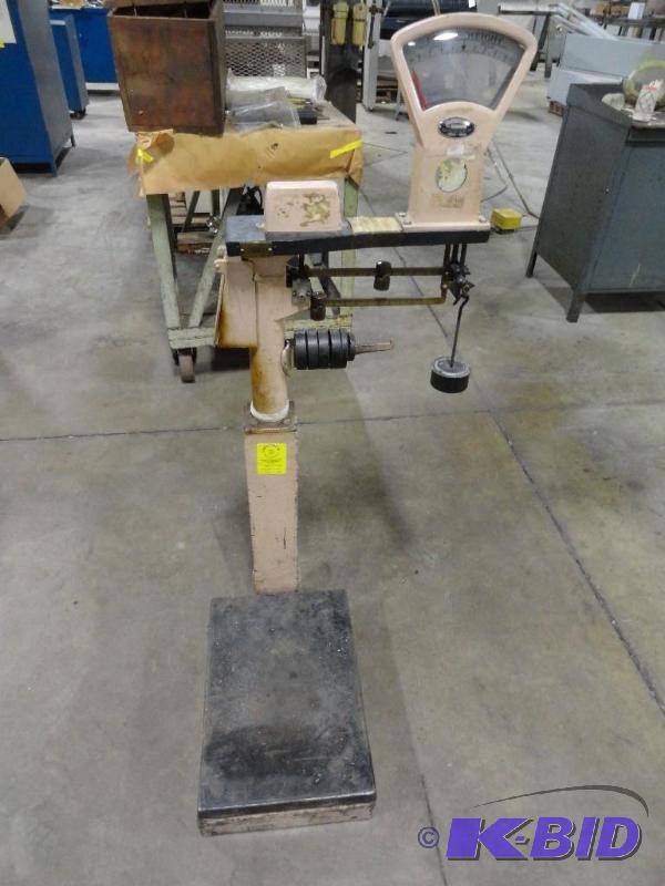 lot 224 image: Exact Weight Floor Scale with weights...
