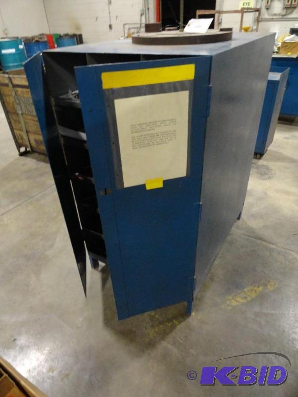 lot 231 image: Steel Cabinet with assorted contents to inc...