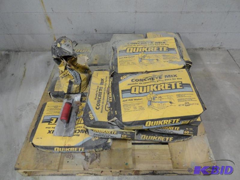 lot 235 image: (11) 60lb Bags Quikrete No. 1101...