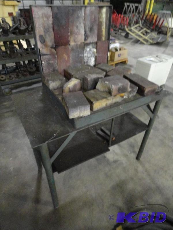 lot 275 image: Metal Stand with assorted Oven Bricks...