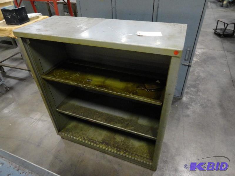 lot 299 image: 3-Shelf Cabinet approximate 37-12" x 15...