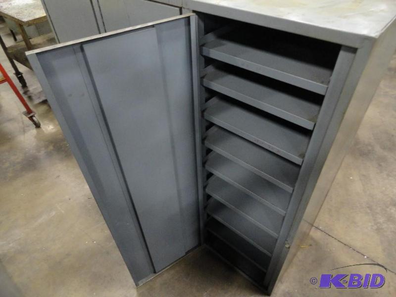 lot 301 image: 24-shelf cabinet with 3-doors   overall app...