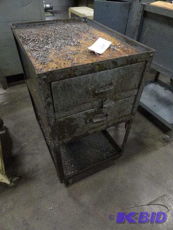 lot 311 image: Rolling 2-Drawer Cart with contents of tools ...