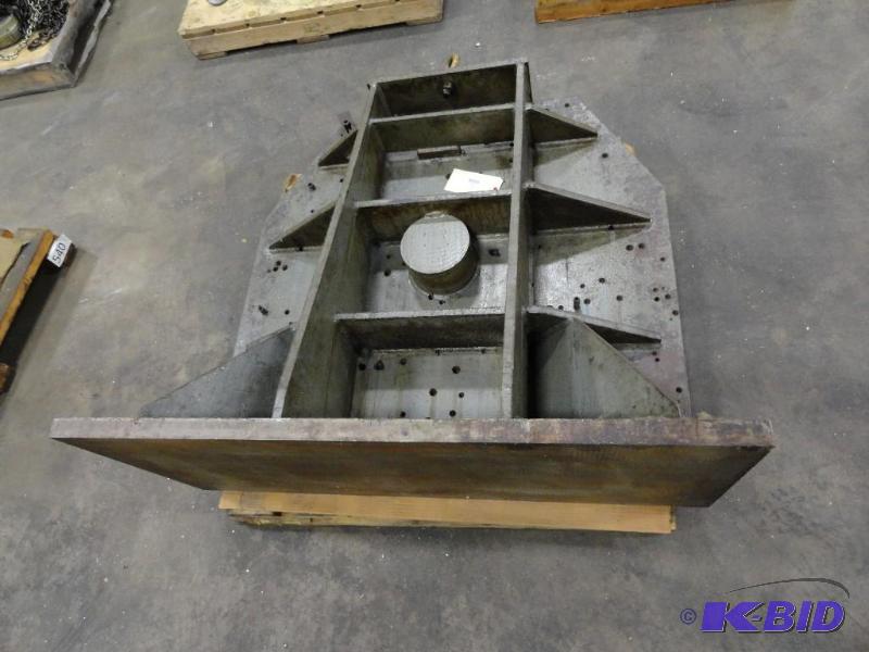 lot 340 image: Angle Plate with drilled and tapped holes, 48...